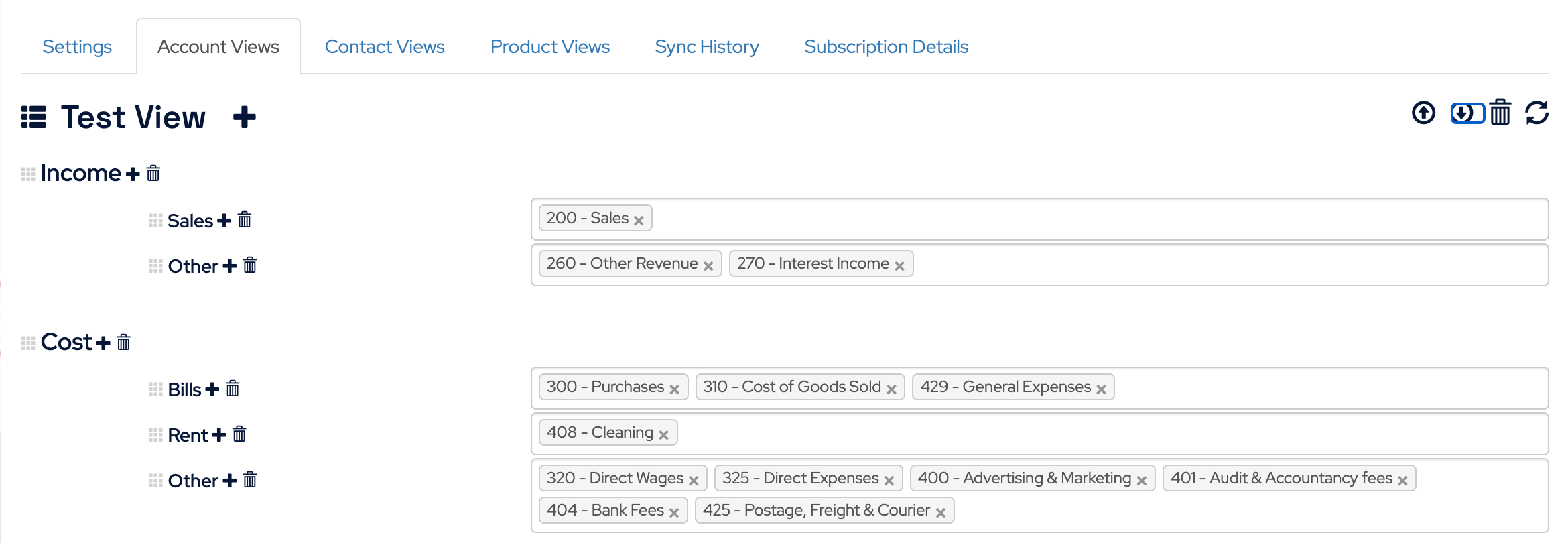 Connectorly Account Views