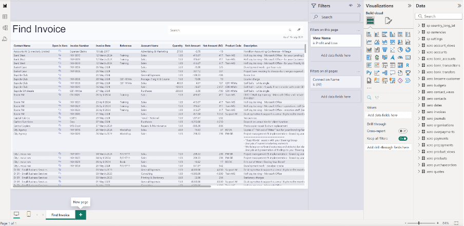 Connectorly Find Invoice template